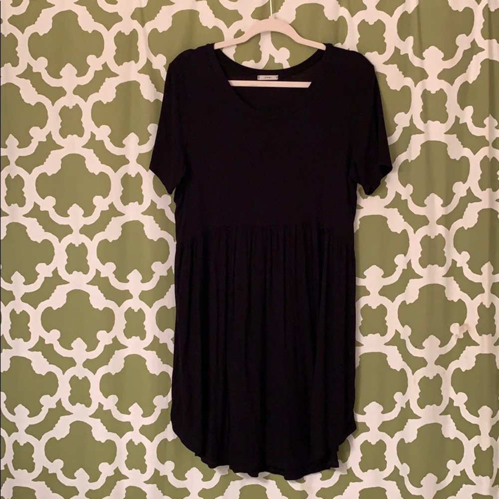 Black babydoll dress